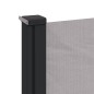 vidaXL Seitenmarkise Ausziehbar Grau 170x300 cm vidaXL Seitenmarkise Ausziehbar Grau 170x300 cm