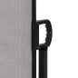 vidaXL Seitenmarkise Ausziehbar Grau 170x300 cm vidaXL Seitenmarkise Ausziehbar Grau 170x300 cm