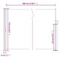 vidaXL Seitenmarkise Ausziehbar Grau 170x300 cm vidaXL Seitenmarkise Ausziehbar Grau 170x300 cm