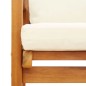 vidaXL 3-tlg. Garten-Lounge-Set mit Kissen Massivholz Akazie vidaXL 3-tlg. Garten-Lounge-Set mit Kissen Massivholz Akazie