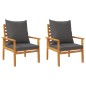 vidaXL 5-tlg. Garten-Lounge-Set mit Kissen Massivholz Akazie vidaXL 5-tlg. Garten-Lounge-Set mit Kissen Massivholz Akazie