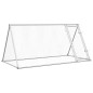 vidaXL Hühnerkäfig Silbern 200x105x91 cm Verzinkter Stahl vidaXL Hühnerkäfig Silbern 200x105x91 cm Verzinkter Stahl