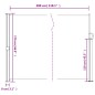 vidaXL Seitenmarkise Ausziehbar Creme 170x300 cm vidaXL Seitenmarkise Ausziehbar Creme 170x300 cm