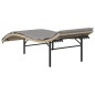 vidaXL Sonnenliege mit Kissen Beige 55x199x50 cm Poly Rattan vidaXL Sonnenliege mit Kissen Beige 55x199x50 cm Poly Rattan