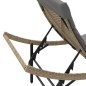 vidaXL Sonnenliege mit Kissen Beige 55x199x50 cm Poly Rattan vidaXL Sonnenliege mit Kissen Beige 55x199x50 cm Poly Rattan