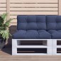 vidaXL Palettenkissen-Set Marineblau 70x40x12 cm Stoff vidaXL Palettenkissen-Set Marineblau 70x40x12 cm Stoff