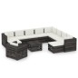 vidaXL 12-tlg. Garten-Lounge-Set mit Kissen Grau Imprägniertes Holz vidaXL 12-tlg. Garten-Lounge-Set mit Kissen Grau Imprägniertes Holz