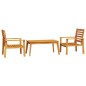 vidaXL 3-tlg. Garten-Lounge-Set Massivholz Akazie vidaXL 3-tlg. Garten-Lounge-Set Massivholz Akazie