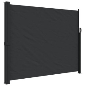 vidaXL Seitenmarkise Ausziehbar Schwarz 170x300 cm