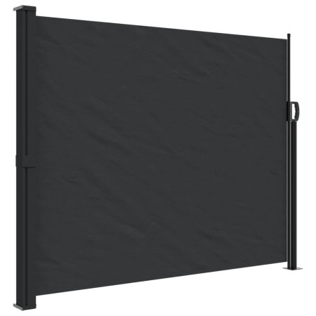 vidaXL Seitenmarkise Ausziehbar Schwarz 170x300 cm
