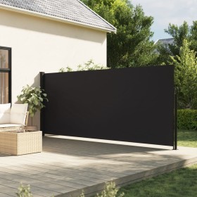 vidaXL Seitenmarkise Ausziehbar Schwarz 170x300 cm