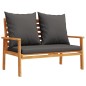 vidaXL 3-tlg. Garten-Lounge-Set mit Kissen Massivholz Akazie vidaXL 3-tlg. Garten-Lounge-Set mit Kissen Massivholz Akazie
