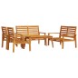 vidaXL 5-tlg. Garten-Lounge-Set Massivholz Akazie vidaXL 5-tlg. Garten-Lounge-Set Massivholz Akazie