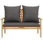 vidaXL 5-tlg. Garten-Lounge-Set mit Kissen Massivholz Akazie vidaXL 5-tlg. Garten-Lounge-Set mit Kissen Massivholz Akazie