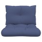 vidaXL Palettenkissen-Set Marineblau 60x38x13 cm Stoff vidaXL Palettenkissen-Set Marineblau 60x38x13 cm Stoff