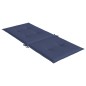 vidaXL Hochlehner-Auflagen 6 Stk. Marineblau Stoff vidaXL Hochlehner-Auflagen 6 Stk. Marineblau Stoff