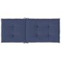 vidaXL Hochlehner-Auflagen 6 Stk. Marineblau Stoff vidaXL Hochlehner-Auflagen 6 Stk. Marineblau Stoff