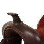 vidaXL Western-Sattel, Halfter & Brustblatt Echtleder 16" Braun vidaXL Western-Sattel, Halfter & Brustblatt Echtleder 16" Braun
