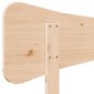 vidaXL Kopfteil 90 cm Massivholz Kiefer