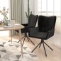 vidaXL Esszimmerstühle 2 Stk. Drehbar Schwarz Samt vidaXL Esszimmerstühle 2 Stk. Drehbar Schwarz Samt