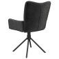 vidaXL Esszimmerstühle 2 Stk. Drehbar Schwarz Samt vidaXL Esszimmerstühle 2 Stk. Drehbar Schwarz Samt