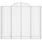 vidaXL Gabionen mit Hochbogen 25Stk. 200x50x160/180cm Verzinktes Eisen vidaXL Gabionen mit Hochbogen 25Stk. 200x50x160/180cm Verzinktes Eisen
