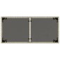 vidaXL Gartentisch mit Glasplatte Hellgrau 115x54x74 cm Poly Rattan vidaXL Gartentisch mit Glasplatte Hellgrau 115x54x74 cm Poly Rattan