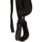 vidaXL Western-Sattel, Halfter & Brustblatt Echtleder 16" Schwarz vidaXL Western-Sattel, Halfter & Brustblatt Echtleder 16" Schwarz