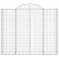 vidaXL Gabionen mit Hochbogen 20Stk. 200x50x160/180cm Verzinktes Eisen vidaXL Gabionen mit Hochbogen 20Stk. 200x50x160/180cm Verzinktes Eisen