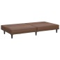 vidaXL Schlafsofa 2-Sitzer Braun Kunstleder vidaXL Schlafsofa 2-Sitzer Braun Kunstleder