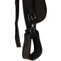 vidaXL Western-Sattel, Halfter & Brustblatt Echtleder 17" Schwarz vidaXL Western-Sattel, Halfter & Brustblatt Echtleder 17" Schwarz
