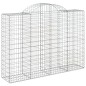 vidaXL Gabionen mit Hochbogen 40Stk. 200x50x140/160cm Verzinktes Eisen vidaXL Gabionen mit Hochbogen 40Stk. 200x50x140/160cm Verzinktes Eisen
