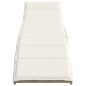 vidaXL Sonnenliegen 2 Stk. mit Tisch Beige Poly Rattan vidaXL Sonnenliegen 2 Stk. mit Tisch Beige Poly Rattan