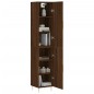 Highboard Braun Eichen-Optik 34,5x34x180 cm Holzwerkstoff Highboard Braun Eichen-Optik 34,5x34x180 cm Holzwerkstoff