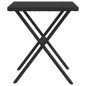 vidaXL Sonnenliegen 2 Stk. mit Tisch Schwarz Poly Rattan vidaXL Sonnenliegen 2 Stk. mit Tisch Schwarz Poly Rattan