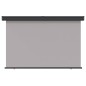 vidaXL Balkon-Seitenmarkise Dunkelgrau 165x250 cm vidaXL Balkon-Seitenmarkise Dunkelgrau 165x250 cm