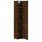 Highboard Braun Eichen-Optik 34,5x34x180 cm Holzwerkstoff Highboard Braun Eichen-Optik 34,5x34x180 cm Holzwerkstoff