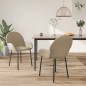 vidaXL Esszimmerstühle 2 Stk. Cappuccino-Braun Kunstleder vidaXL Esszimmerstühle 2 Stk. Cappuccino-Braun Kunstleder