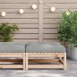 vidaXL Gartenhocker mit Kissen Massivholz Kiefer vidaXL Gartenhocker mit Kissen Massivholz Kiefer