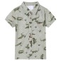Kinderhemd Helles Khaki Melange 116 Kinderhemd Helles Khaki Melange 116