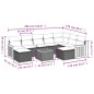vidaXL 10-tlg. Garten-Sofagarnitur mit Kissen Schwarz Poly Rattan vidaXL 10-tlg. Garten-Sofagarnitur mit Kissen Schwarz Poly Rattan