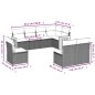 vidaXL 8-tlg. Garten-Sofagarnitur mit Kissen Schwarz Poly Rattan vidaXL 8-tlg. Garten-Sofagarnitur mit Kissen Schwarz Poly Rattan