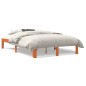 vidaXL Massivholzbett ohne Matratze Wachsbraun 120x200 cm Kiefernholz vidaXL Massivholzbett ohne Matratze Wachsbraun 120x200 cm Kiefernholz