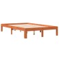 vidaXL Massivholzbett ohne Matratze Wachsbraun 120x200 cm Kiefernholz vidaXL Massivholzbett ohne Matratze Wachsbraun 120x200 cm Kiefernholz