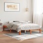 vidaXL Massivholzbett ohne Matratze Wachsbraun 120x200 cm Kiefernholz vidaXL Massivholzbett ohne Matratze Wachsbraun 120x200 cm Kiefernholz