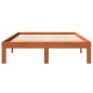 vidaXL Massivholzbett ohne Matratze Wachsbraun 120x200 cm Kiefernholz vidaXL Massivholzbett ohne Matratze Wachsbraun 120x200 cm Kiefernholz