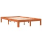 vidaXL Massivholzbett ohne Matratze Wachsbraun 120x200 cm Kiefernholz vidaXL Massivholzbett ohne Matratze Wachsbraun 120x200 cm Kiefernholz