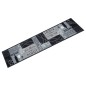 vidaXL Küchenteppich Waschbar Wein Grau 60x300 cm Samt vidaXL Küchenteppich Waschbar Wein Grau 60x300 cm Samt
