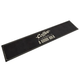 vidaXL Küchenteppich Waschbar Kaffee 60x300 cm Samt