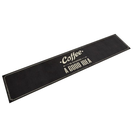 vidaXL Küchenteppich Waschbar Kaffee 60x300 cm Samt